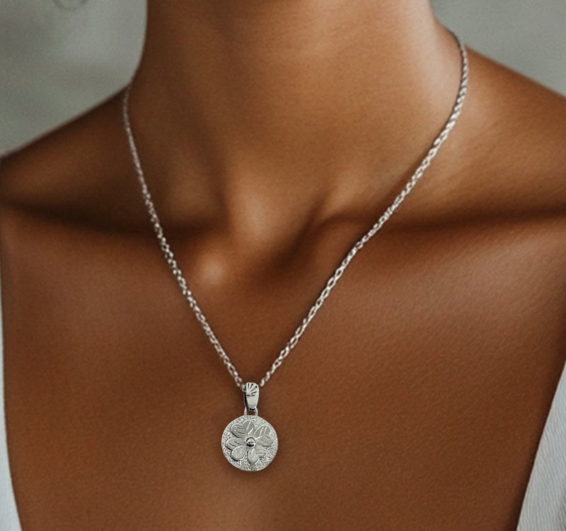 Sterling Silver 4 leaf clover necklace