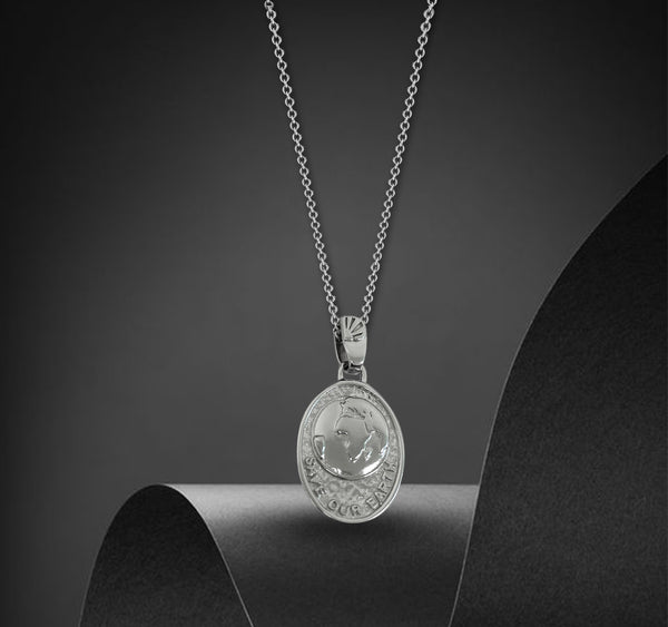 Earth Necklace Women - Sterling Silver