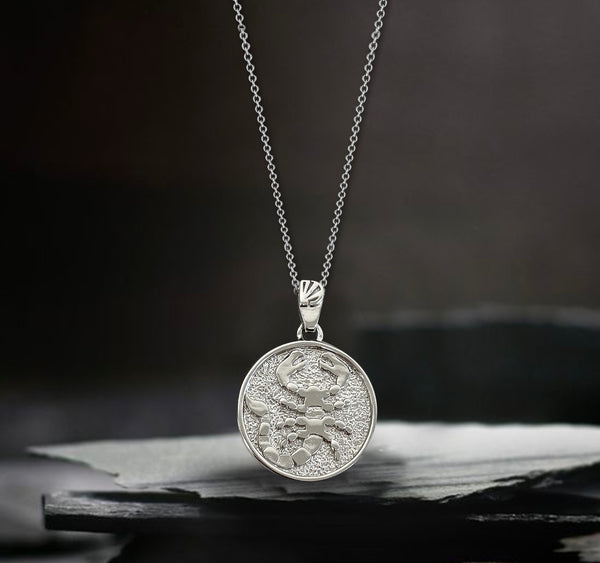 Scorpio Zodiac Necklace for Women - Sterling Silver