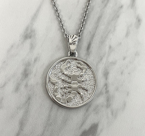 Scorpio Zodiac Necklace for Women - Sterling Silver